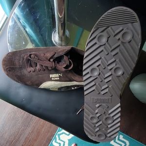 Chocolate Puma "Roma" Sneakers